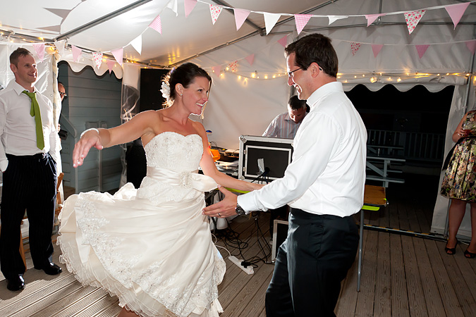 Lusty Galze beach wedding - first dance