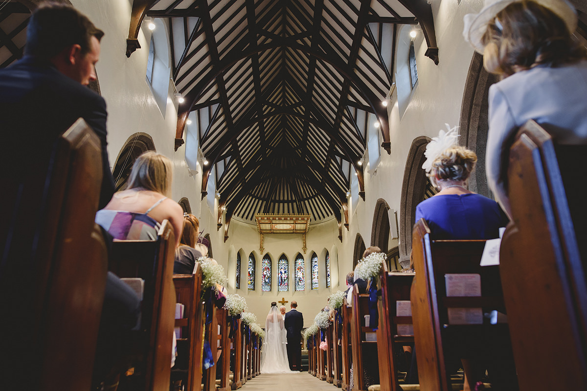 Wedding at a church in Falmouth