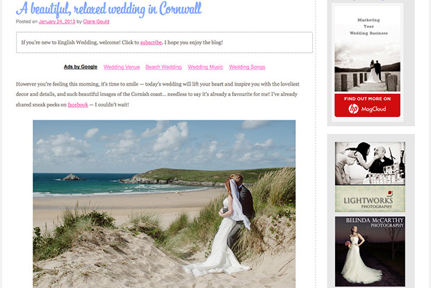 English Wedding Blog Real Wedding Feature