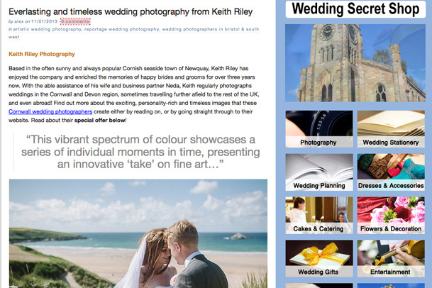 Press Feature: The Wedding Secret