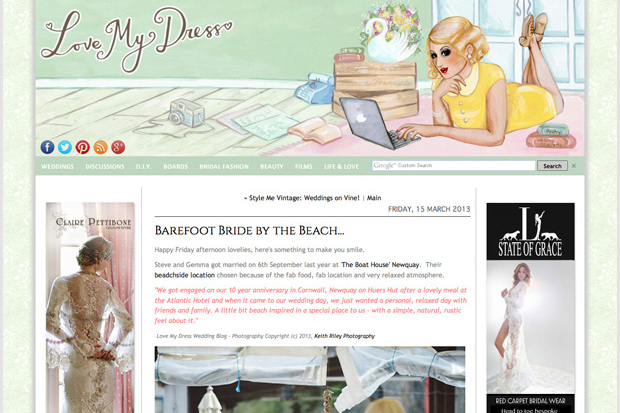 Real Wedding Feature: Love My Dress Blog