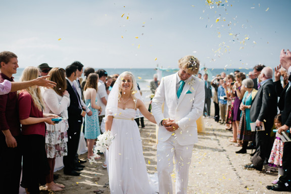 Cornwall Beach Wedding - James & Becky