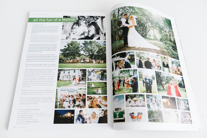 Wed Magazine Cornwall wedding feature