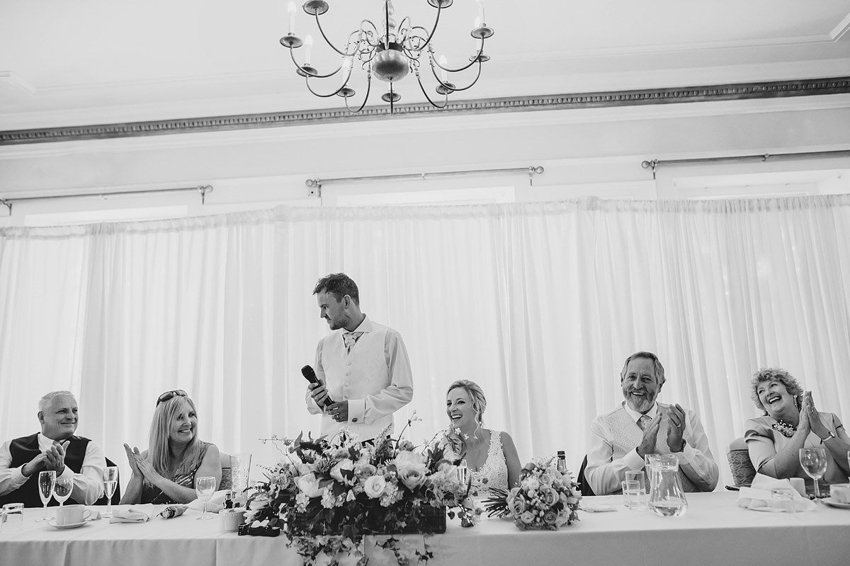 Groom speech at a Tregenna Castle wedding